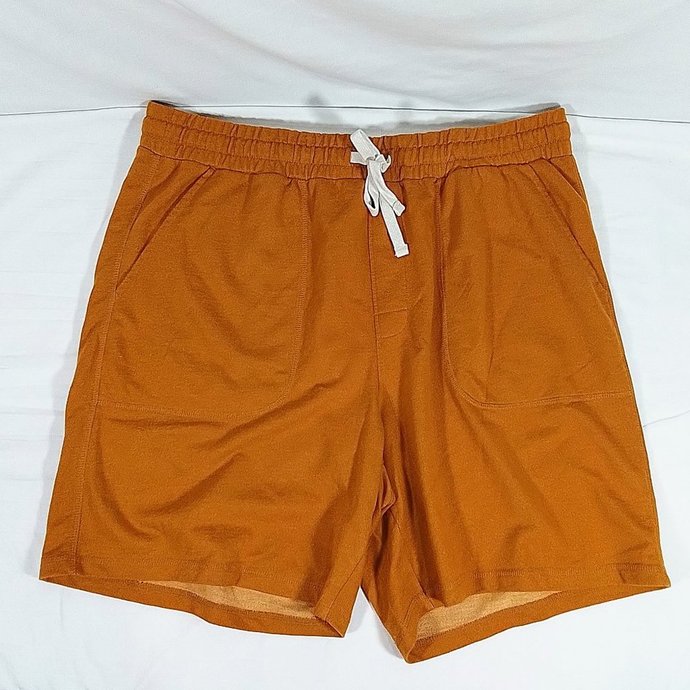 Alpine Design Men's Terry Shorts-Bronzed Topaz-ADM12807-Small-NWT